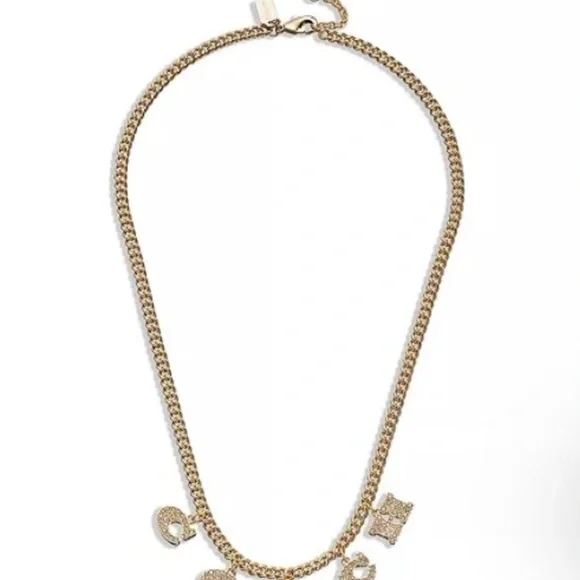 Coach Gold and Silver Charm Necklace - Picture 3 of 3